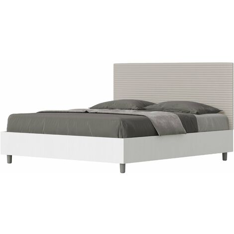 Letto Matrimoniale 160x200 cm Senza Rete Level Tortora