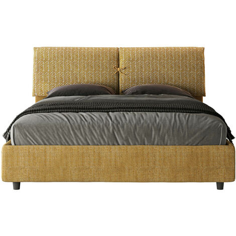 Letto Matrimoniale 160x200 cm Senza Rete Mados Giada 3 Aragona 3
