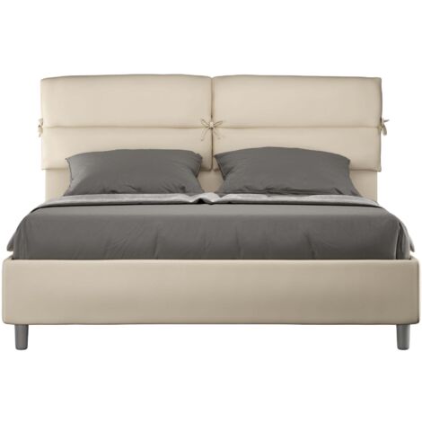 Letto Matrimoniale 160x200 cm Senza Rete Nandy Tortora