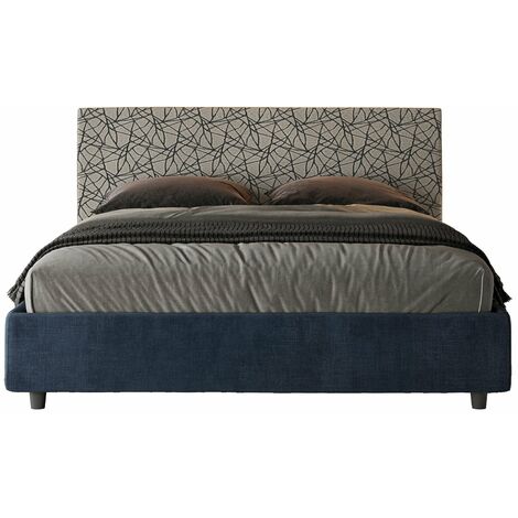 Letto Matrimoniale 160x210 cm con Rete e Contenitore Arla Norris 20 Era 9