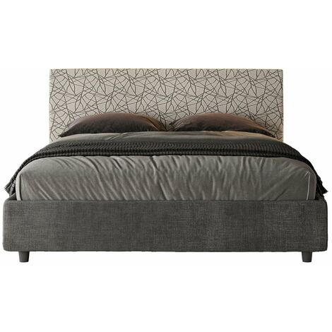 Letto Matrimoniale 160x210 cm Senza Rete Arla Norris 25 Era 2