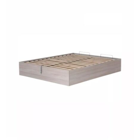 letto matrimoniale contenitore "bed box" olmo naturale 160x190 cm