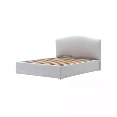 letto matrimoniale contenitore "hill" perla 160x190 cm