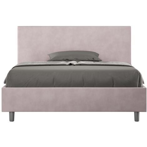 Letto Matrimoniale Extra Large 200x200 cm Senza Rete Adele Glicine