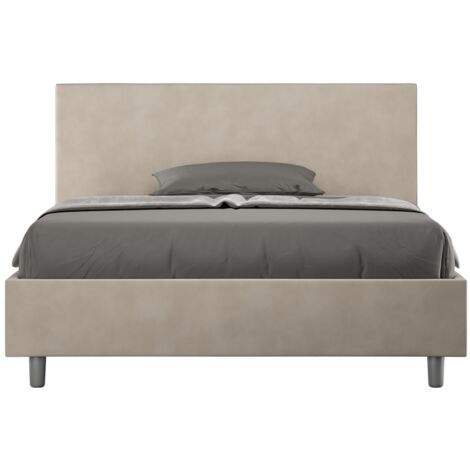 Letto Matrimoniale Francese 140x190 cm Senza Rete Adele Sabbia