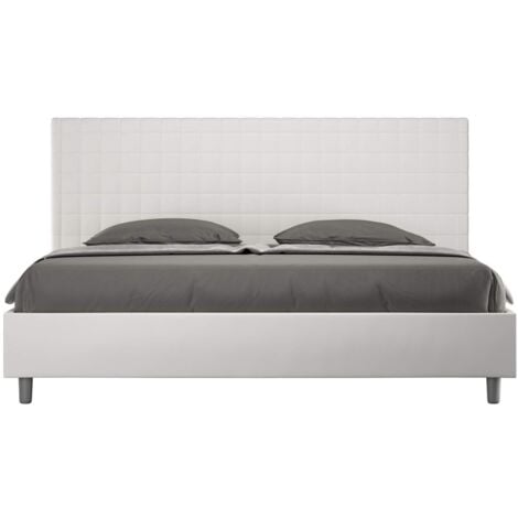 LES TENDANCES Colore: Bianco - Dimensione Rete: 180x200 - Tipologia Letto: Senza Rete