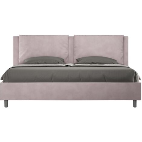 Letto Matrimoniale Large 180x190 cm con Rete Antea Glicine