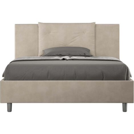 Letto Matrimoniale Large 180x200 cm Senza Rete Appia Sabbia