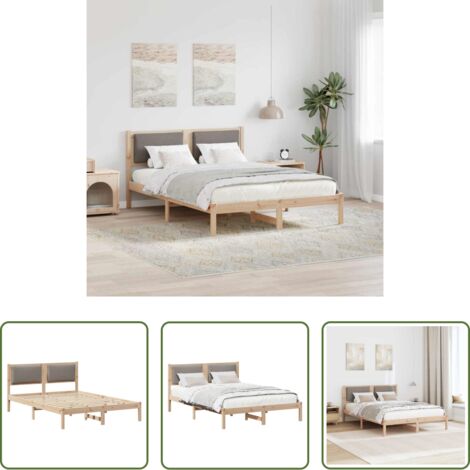 Letto moderno -  Struttura del letto Talpa 140 x 190 cm Pino massello