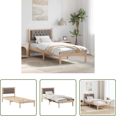 Letto moderno -  Struttura del letto Talpa 90 x 190 cm Pino massello