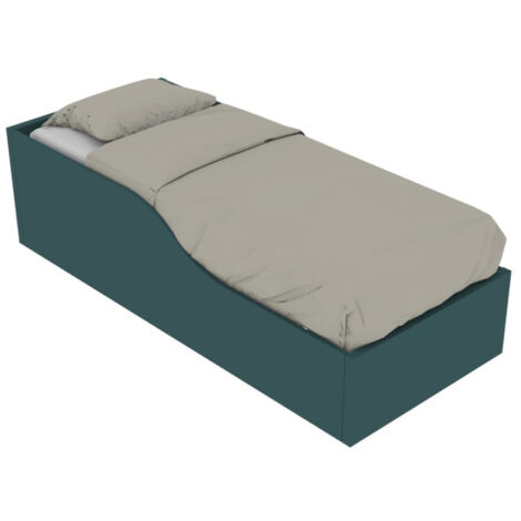 Letto Montessori singolo 80x190 Infante - Verde Petrolio