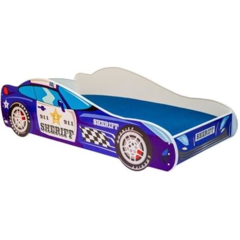 VIKING CHOICE Letto per auto - Letto per bambini - 140x70 cm - con materasso - blu viola