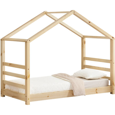 Letto per bambini in legno con materasso - Dimensioni:140x70 - SPORT CAR  Leomark IT