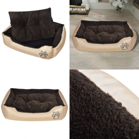 Letto per cani Beige e Marrone XXL - Letto per cani - Letto per cani XXL