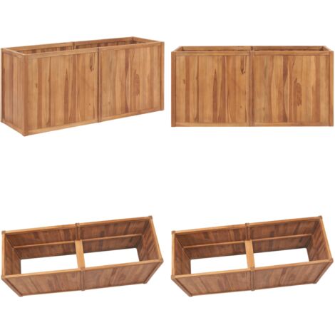 Letto Rialzato 150x50x70 cm in Legno Massello di Teak - Letto in legno - Letto in teak