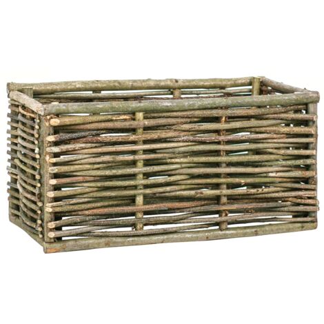 Legno di Nocciolo Letto Rialzato Giardino Vaso Fioriera Misure Diverse