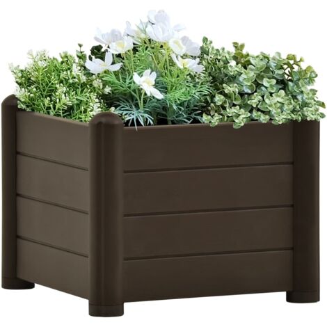 Letto Rialzato da Giardino in PP Moca 43x43x35 cm