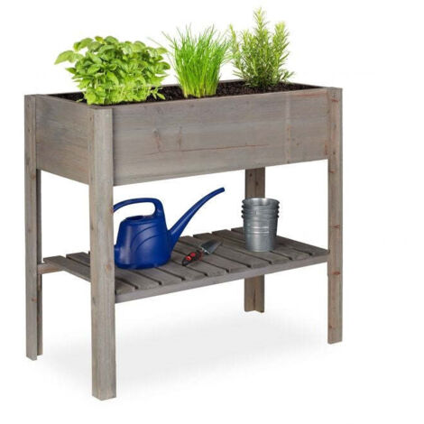 Letto rialzato Wood Grey