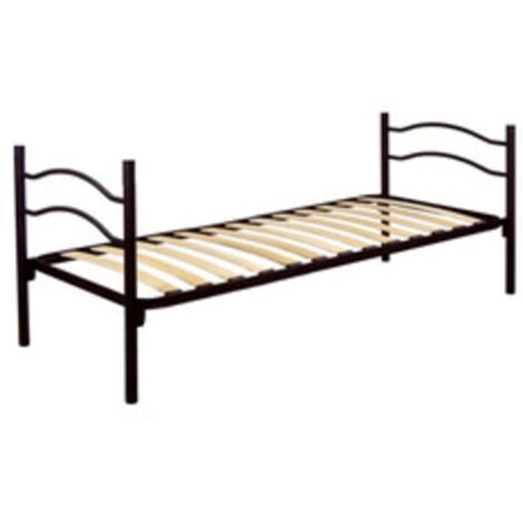 LETTO SINGOLO 553 CM 80X190  ANTRACITE