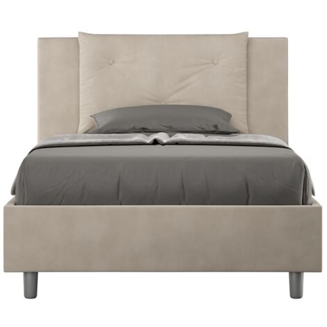 Letto Singolo 80x190 cm Senza Rete Appia Sabbia