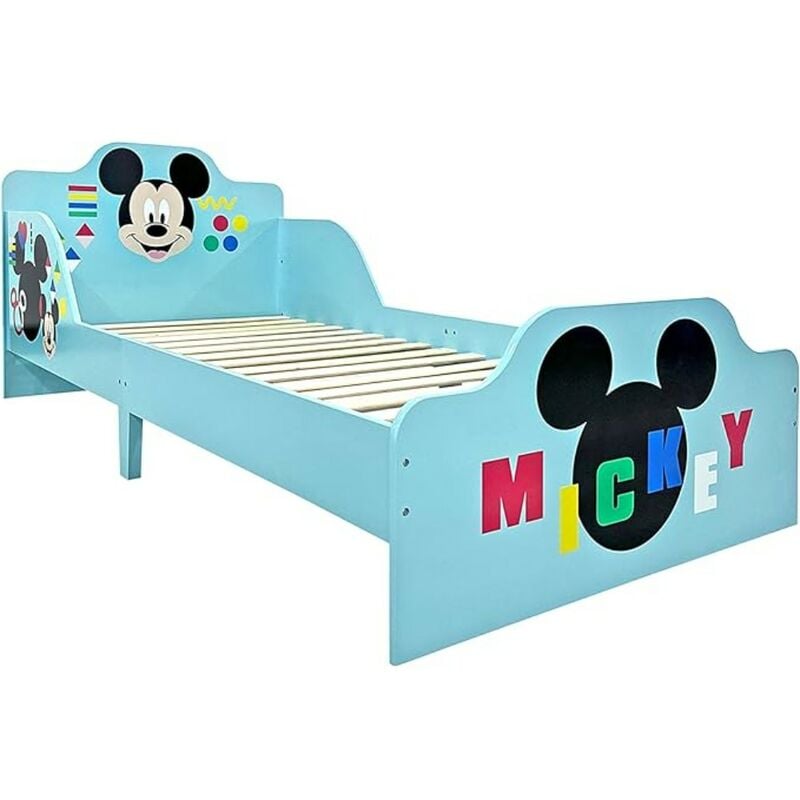 Letto singolo in legno Disney Mickey Mouse - Multicolor