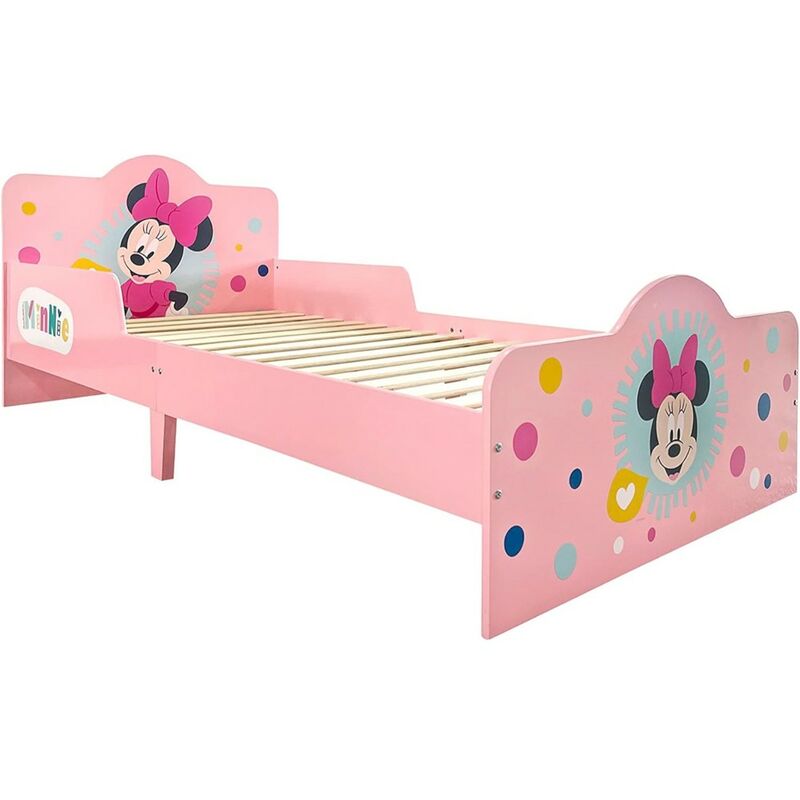 Letto Singolo in legno Disney Minnie - Multicolor