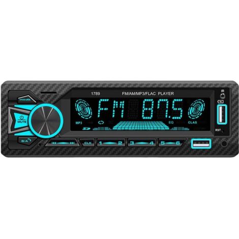 Lettore autoradio integrato: Bluetooth, ingressi AUX/USB/TF, FM/AM, chiamate in vivavoce, telecomando – 60 W x 4 uscite