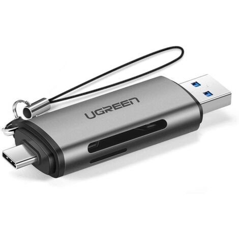 Lettore di schede di memoria SD/micro SD UGREEN con USB-C/USB-A