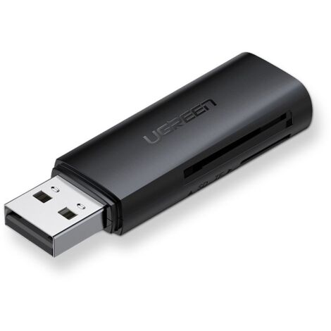 Lettore di schede di memoria SD TF per computer USB 3.0 nero
