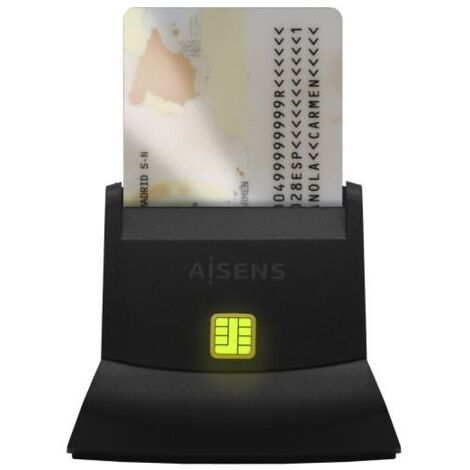 Lettore di Schede DNI/SIP Aisens ASCR-SN05-BK Nero