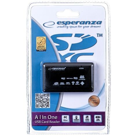 Lettore di schede USB 2.0 tutto in uno Esperanza