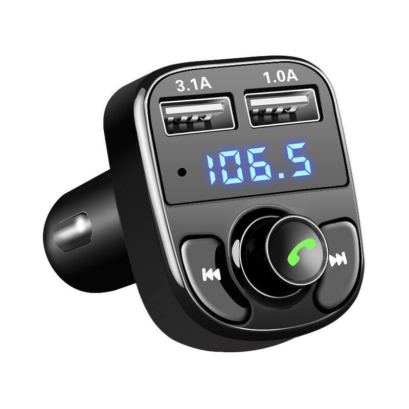Lettore MP3 per auto x8 Caricabatteria per