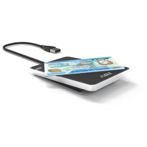 Lettore Smart Card Rfid Nfc Bk Per Carte Cie 3.0 Lettura 424Kbps