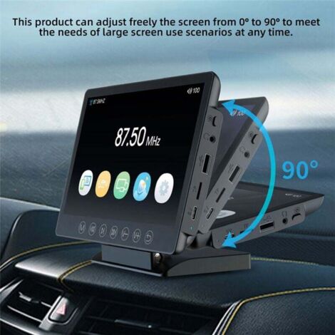 Lettore video portatile per auto da 7 pollici, touchscreen LCD, radio, multimedia, TV, tablet, accessori per auto