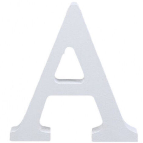 Lettre A En Bois Blanc 11cm Mariage Confetti Décoration Anniversaire Maison