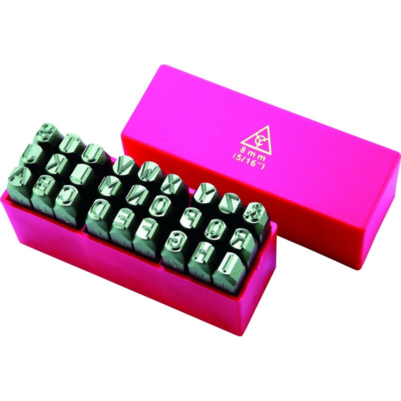 Drakkar Equipement - jeu lettres a frapper 6MM (1/4') drakkar tools 17285