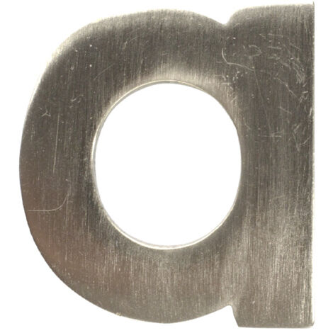 Lettre A - Laiton finition Inox 90mm - 4003320