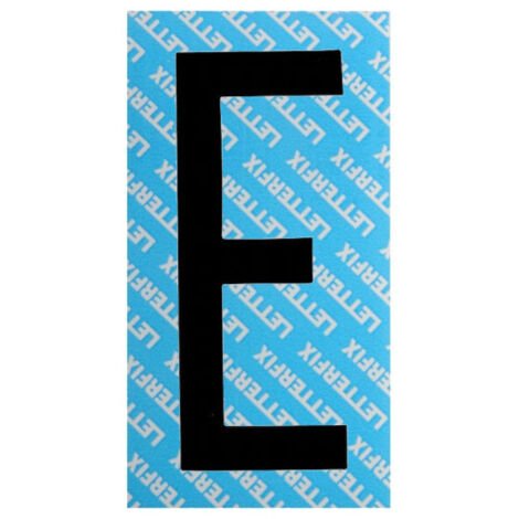 Lettre Adhésive Noire Série T80 E Letterfix