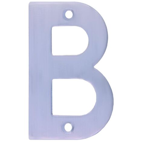 Lettre b en acier inoxydable 10 cm 6763 ami