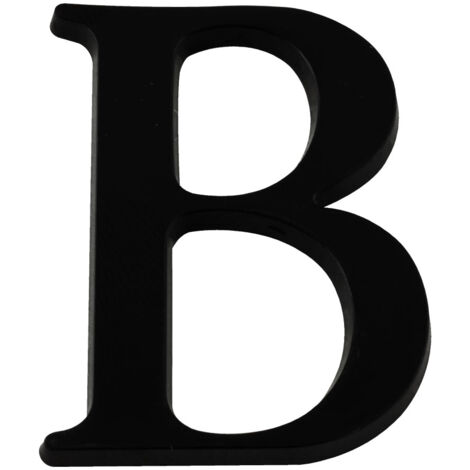 Lettre B Noire Hauteur 60mm - 4622545 - noir