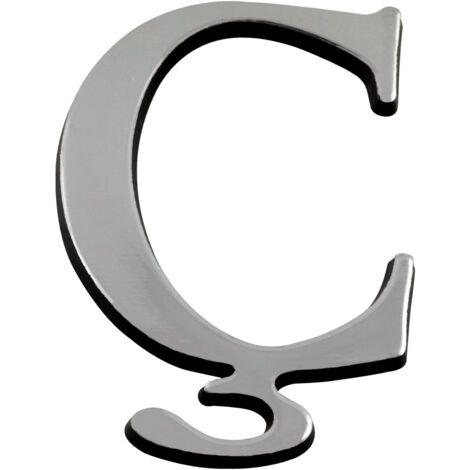 Lettre ç Argent Hauteur 40mm - 4623696