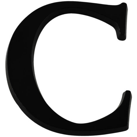 Lettre C Noire Hauteur 40mm - 4621357