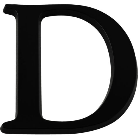Lettre D Noire Hauteur 40mm - 4621364