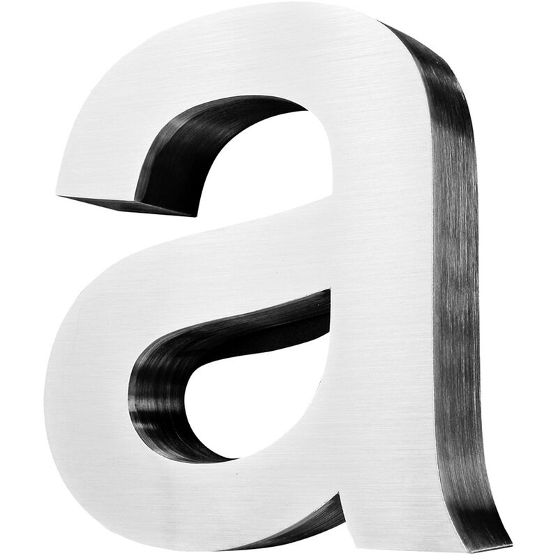 Lettre de numéro de maison en acier inoxydable a Big Big House Numbers Signe de numéro de maison Signe de numéro de maison Brossé 3D Arial V2Aox