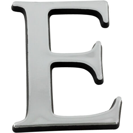 Lettre E Argent Hauteur 60mm - 4622972