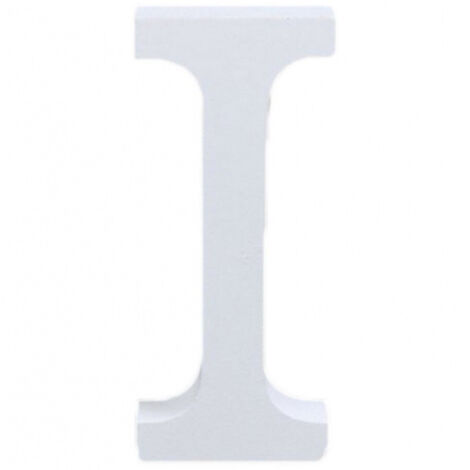 Lettre I En Bois Blanc 11cm Confetti Décoration Mariage Promesse