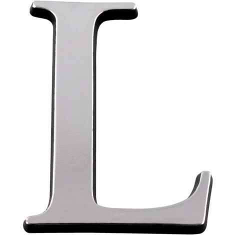 Lettre L Argent Hauteur 60mm - 4623047