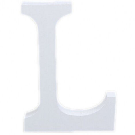 Lettre L En Bois Blanc Décoration Confectionnée Mariage Anniversaire Promis