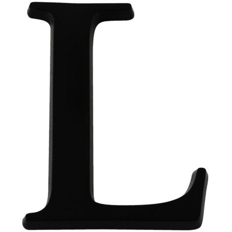 Lettre L Noire Hauteur 60mm - 4622644