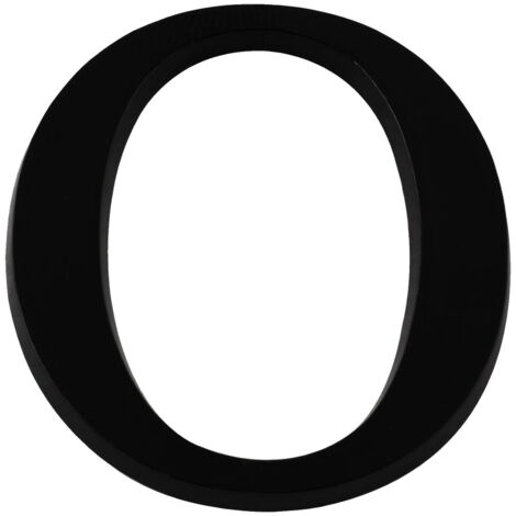 Lettre O Noire Hauteur 40mm - 4621470